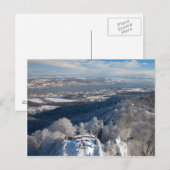 Carte Postale Zurich Suisse Hiver (Devant / Derrière)