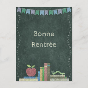 Carte Postale Zurück zur Schule Bonne Rentrée