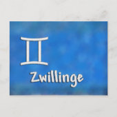 Carte Postale Zwillinge (Devant)