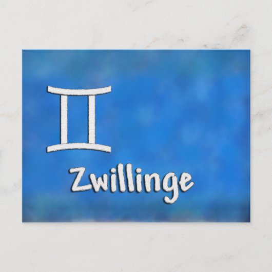 Carte Postale Zwillinge (Devant)