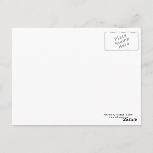 Carte Postale Zyrveth Licorne/Pégase (Dos)