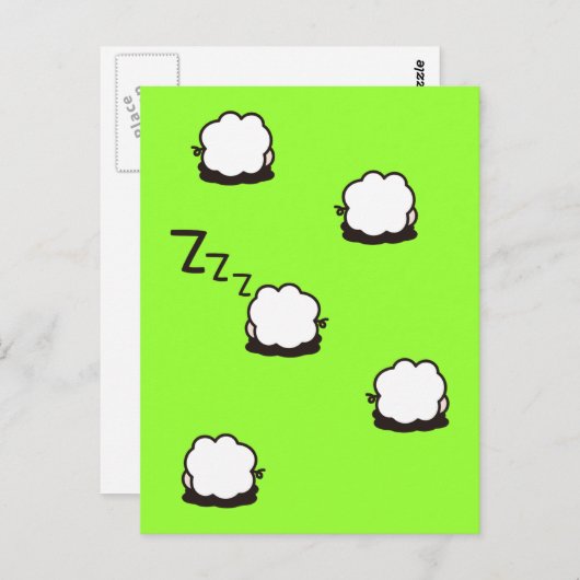 CARTE POSTALE ZZZ (Devant / Derrière)