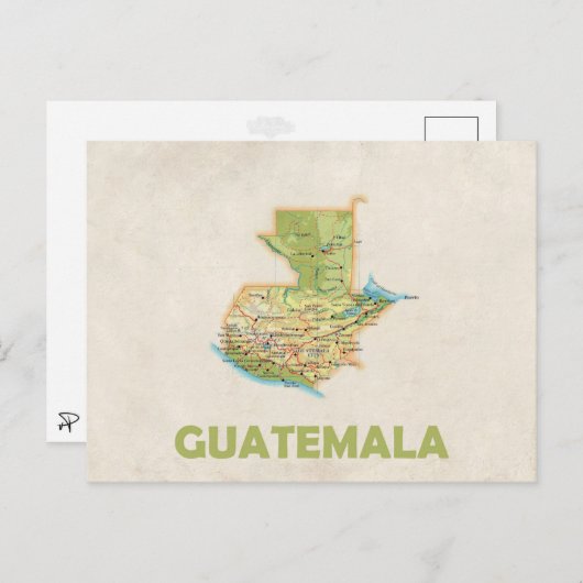 CARTE POSTALES ♥ Guatemala (Devant / Derrière)