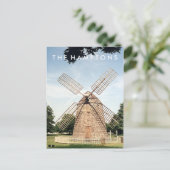 CARTE POSTCARD DU Windmill Hamptons (Debout devant)