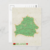 CARTE POSTCARDS ♥ Belarus (Devant / Derrière)