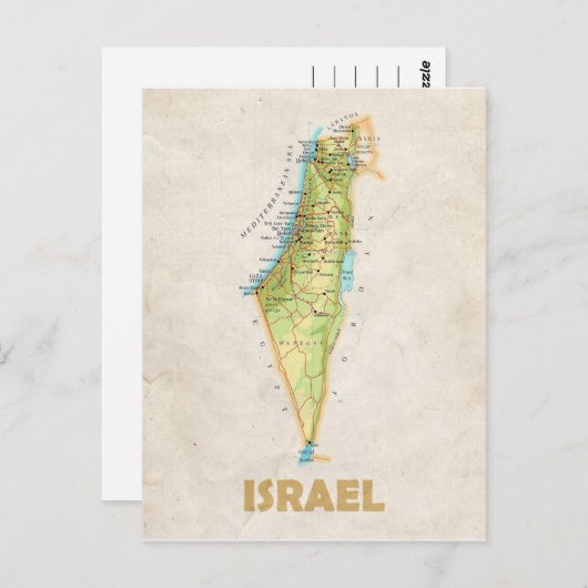 CARTE POSTCARDS ♥ Israël (Devant / Derrière)