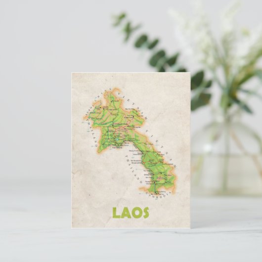 CARTE POSTCARDS ♥ Laos (Debout devant)