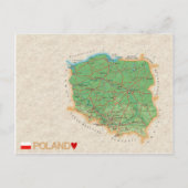 CARTE POSTCARDS ♥ Pologne (Devant)