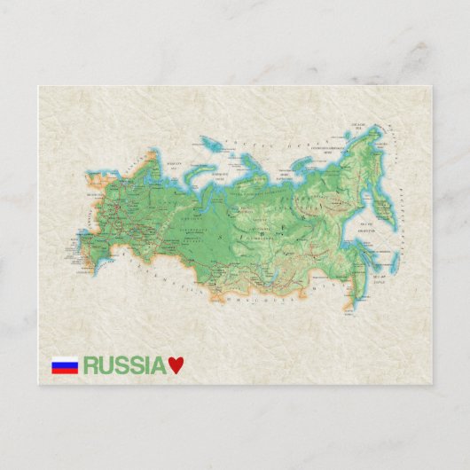 CARTE POSTCARDS ♥ Russie (Devant)