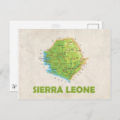 CARTE POSTCARDS ♥ Sierra Leone (Devant / Derrière)