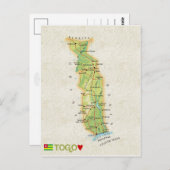 CARTE POSTCARDS ♥ Togo (Devant / Derrière)