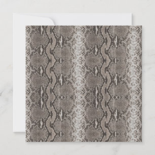 Carte Poster de animal Python Snake Skin