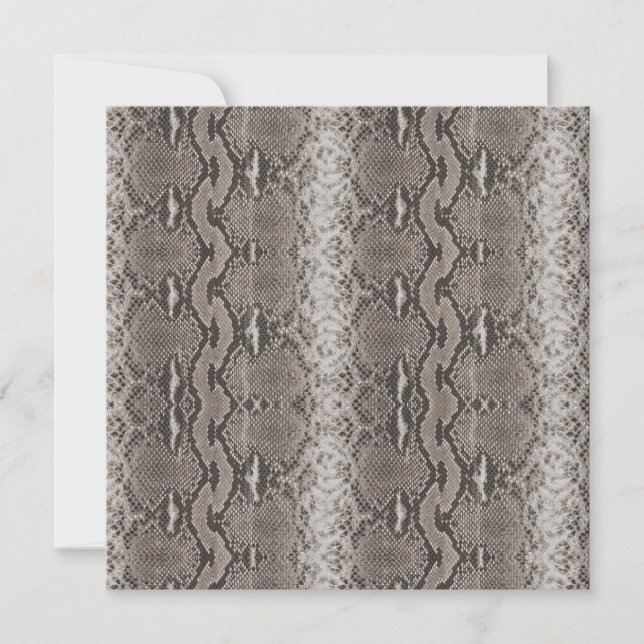 Carte Poster de animal Python Snake Skin (Devant)