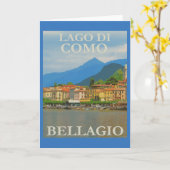 Carte Poster de Bellagio Italie (Fleur jaune)