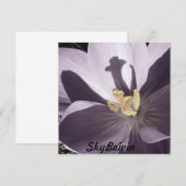 Carte Poster de Crocus endormi (Devant / Derrière)