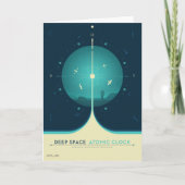 Carte Poster de l'horloge atomique Deep Space, version b (Devant)