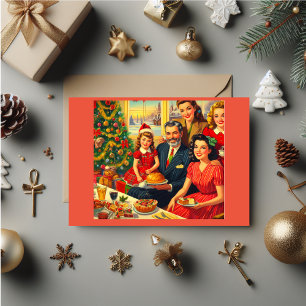 Carte Poster de Noël des 40's