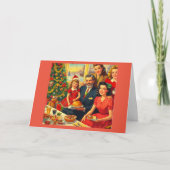 Carte Poster de Noël des 40's (Devant)