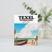 Carte poster de voyage Texel Pays-Bas (Debout devant)