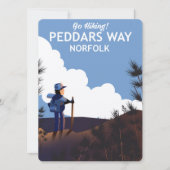 Carte Poster du Randonnée Peddars Way Norfolk (Devant)