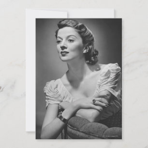Carte Poster une femme dans Studio