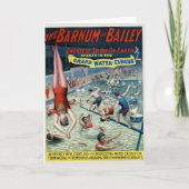 Carte Poster vintage Barnum & Bailey Circus (Devant)