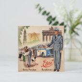 Carte Poster vintage Berlin-Potsdam (Debout devant)