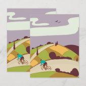 Carte Poster vintage Cyclisme (Devant / Derrière)
