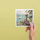 Carte Poster Vintage voyage Jamaïcaine