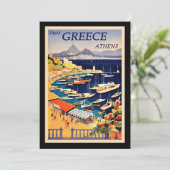 Carte Poster Vintage voyage, Visit Greece, (Debout devant)