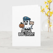 Carte Postman Boo (Fleur jaune)