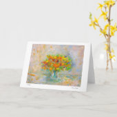 Carte Posy (Fleur jaune)