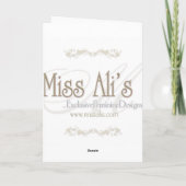 Carte Pot attrayant de thé (Dos)