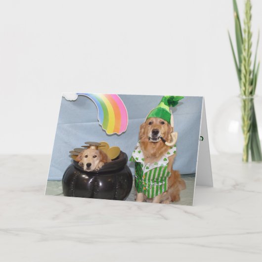 Carte Pot de d'or pour le jour de St Patrick (Devant)