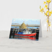 Carte Pot de homard de Plymouth 2021 (Fleur jaune)