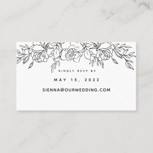 Carte Pot Du Mariage Rose En Ligne RSVP