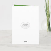 Carte Pot Fleur À Visage Silencieux Pour Anniversaire (Dos)