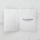 Carte Pot Jeans Bleu Anniversaire Avec Tulipes (Intérieur)