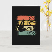 Carte Pot Vault Retro Vintage (Fleur jaune)