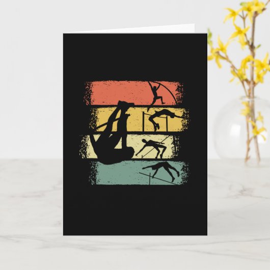 Carte Pot Vault Retro Vintage (Fleur jaune)