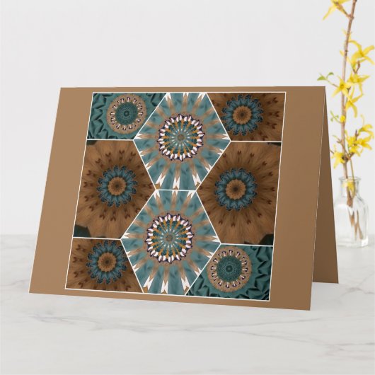 CARTE POTAWATOMI CHRISTMAS (Fleur jaune)