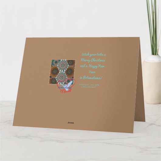 CARTE POTAWATOMI CHRISTMAS (Dos)