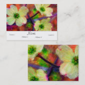 Carte potelée de cornouiller (Devant / Derrière)