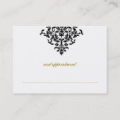 carte potelée de damassé du souffle 311-Gold (Dos)