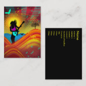 Carte potelée "de roche de soleil" (Devant / Derrière)