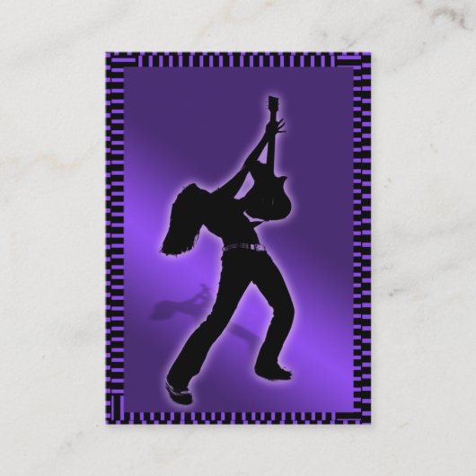 " Carte potelée majestueuse "pourpre (Devant)