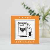 Carte Potholing Club Entrée au sol  dessin (Debout devant)