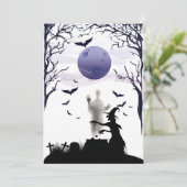 Carte Potion d'artisanat de sorcière d'Halloween (Debout devant)