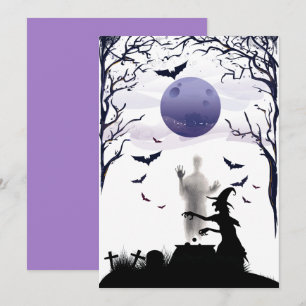 Carte Potion d'artisanat de sorcière d'Halloween