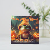 Carte Potion-Master Apprentice Grenouille Whimsical Hall (Debout devant)